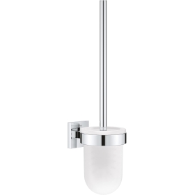 GROHE Start Cube - Toilettenbürstengarnitur (Wandmontage, verdeckte Befestigung, Material: Glas/Metall)