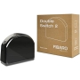 Interruptor de relé FIBARO Double Switch 2 / Z-Wave Plus, FGS-223, negro