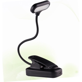 HEMOTON Clip-Licht USB-Lampe, USB-Leuchten, Flexo-Schreibtisch-Leselampen, USB-LED-Buchlicht, Leseleuchte mit Clip, Leselampe für den Außenbereich, Licht zum Lesen, Schreibtischlampe