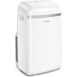 Aire acondicionado móvil Comfee MPD1-12CRN7, 12000 BTU 3,5 kW, refrigeración, ventilación y deshumidificación, tamaño de habitación de hasta 117 m³ (43㎡), aire acondicionado móvil con manguera de escape [Clase de eficiencia energética A]