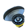 Quitahierbas inalámbrico Kärcher WRE 18-55 de 18 V, cabezal de cerdas de nailon con un máximo de 2800 rpm, cabezal de limpieza giratorio, mango telescópico, compatible con Kärcher de 18 V