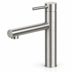 SCHÜTTE BRISTOL kitchen tap with 360° swivel spout, stainless steel
