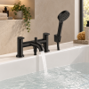 2-функціональний змішувач для ванни hansgrohe Vernis Blend матовий чорний