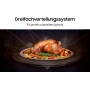 Samsung MG23K3614AS/EG Mikrowelle mit Grill / 23 Liter Garraum / 800 W [Energieklasse A+++]