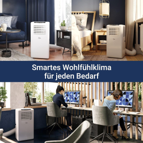 Мобильный кондиционер SUNTEC Impuls 2.6 Eco R290 с вытяжным шлангом - охладитель и осушитель воздуха для помещений площадью до 34 м²  | 9000 BTU | 2600 Вт