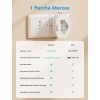 Meross Italian WiFi Socket, Smart Socket mit Energieüberwachung, Smart Socket Kompatibel mit Apple HomeKit, Alexa und Google Home