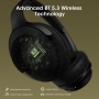 DOQAUS Bluetooth 5.3 Auriculares Inalámbricos,70 Horas de Reproducción,Auriculares Inalámbricos Diadema con 3 EQ Modes y Micrófono de ENC Incorporado Cascos Plegables para PC/TV/Fones,Viajes,Hogar