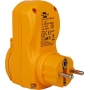 Adaptador de protección personal Brennenstuhl BDI-A 2 30 IP54 / enchufe de protección personal para exteriores (bipolar, amarillo, 30mA)