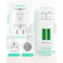 GreenSun Mini Control de Enchufe Inteligente de 30 Metros con Control Remoto Inalámbrico Interior en PC Blanco