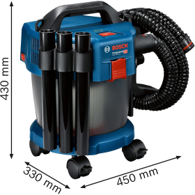 Bosch GAS 18V-10 L Industriestaubsauger, 18 V