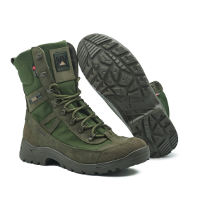 Botas tácticas de combate para media temporada PAV 808 color caqui