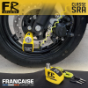 FR Security FR410Y Motorrad-Diebstahlschutz SRA, Alarm 120dB, Anti-Bohrschutz