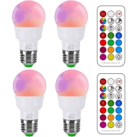 iLC colour light bulb with remote control and colour change