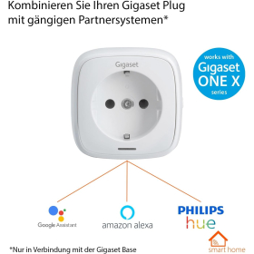 Розумна розетка Gigaset Plug One X для управління електроприладами. Функція таймера – налаштування таймера – керування програмою