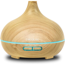 Ультразвуковой увлажнитель воздуха и аромадиффузор Cecotec с таймером Pure Aroma 300 Yang. 10 Вт, 300 мл, таймер до 6 часов, 7 цветов светодиодов, функция ароматерапии, очень тихий