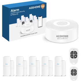 AGSHOME 8-Elemente-Alarm – Zuverlässiger Schutz für Ihr Zuhause und Büro
