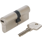 Cilindro perfilado ABUS 48300 D6XNP 35/35 con tarjeta de código y 5 llaves 