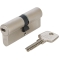 Cilindro perfilado ABUS 48300 D6XNP 35/35 con tarjeta de código y 5 llaves 