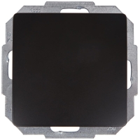 Kopp Paris Universalschalter (Aus-Wechsel-Schalter), IP 20, schwarz, matte Oberfläche, 250V~