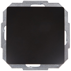 Kopp Paris universal switch (off/changeover switch), IP 20, black, matt surface, 250V~