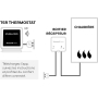 Drahtloser programmierbarer/vernetzter Thermostat Honeywell Y6R910RW8021 Lyric T6R