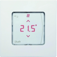Danfoss Icon 088U1010, room thermostat with display, 230.0 V, flush-mounted