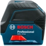 Крестовый лазер Bosch Professional GCL 2-15, рабочий диапазон 15 м