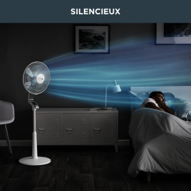 Bodenventilator Rowenta Turbo Silence Extreme mit Luftdurchsatz 72 m3/min