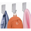 nuolux 12ST Self-adhesive Stainless Steel Hand Towel Racks Wall Hooks Hooks for Kitchen Bathroom