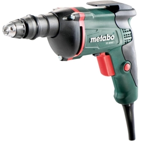 Metabo SE 4000 atornillador para tabiquería seca (620045000) Caja de cartón, Max. Par suave: 9 Nm, Velocidad en vacío: 0 - 4400 /min, Potencia nominal de entrada: 600 W