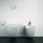 Wall-mounted WC Ideal Standard T542201 with flush without guide (RimLS+)