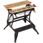 Flexible workbench Black+Decker WM825 – Large work surface, load capacity up to 250 kg