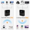 Bluetooth Audio Adapter, SONRU Bluetooth Transmitter Receiver for TV Laptop Stereo System Headphones Speakers