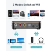 Anyzoo Bluetooth Audio Adapter - 2 in 1 Bluetooth Transmitter Receiver for TV Laptop Stereo Headphones Speakers, RCA/AUX Cable, aptX HD & aptX LL, 10 hours playback time