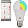 Brennenstuhl Connect WLAN LED light bulb SB 800 E27 (compatible with Alexa and Google Assistant, no hub required, smart light bulb 2.4 GHz with free app, 810lm, 9W) [energy class F]