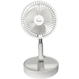 Edream portable fan: 3 speeds, telescopic holder up to 1 m, 40 dB