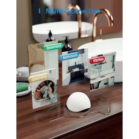Meross Smart Water Detector, WLAN-Wassersensor, Wasseralarm mit Hub,