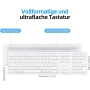 OMOTON Bluetooth-Tastatur für Mac OS (MacBook Air/ Pro/iMac/ Pro)