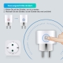 EXTRASTAR WLAN Smart Steckdose Alexa Steckdose Smart Home WiFi Steckdose, Alexa Zubehör, Stromverbrauch Messen, Zeitplan, Fernzugriff, Funktioniert mit Alexa, Google Home, SmartThings, 16A,2er Pack