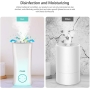 FIMEI Ultrasonic Diffuser Humidifier, 2L - Dual Spray, LED Light, Adjustable Mist Output and Sleep Mode