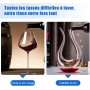 Lavavasos, lavavasos de acero inoxidable, lavavasos para fregaderos de cocina, lavavasos de metal, lavabotellas, cepillo para vidrio para fregadero de bar, limpiador de botellas, accesorios de cocina, plata mate