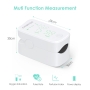 KKmier Pulsoximeter Sauerstoffsättigung Messgerät Finger Fingeroximeter zur schnellen Messung der Sauerstoffsättigung(SpO₂) Herzfrequenz(Puls) Perfusions Index(PI) Oximeter mit Alarm und Batterie