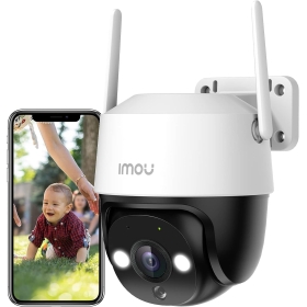 Imou 2K 360° Outdoor WiFi Security Camera, 30m Night Vision, Two-Way Audio, IP66