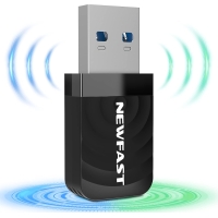 NEWFAST USB WiFi adapter 1300 Mbps for PC