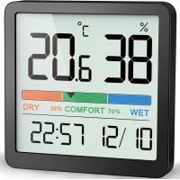 NOKLEAD Цифровой термогигрометр Портативный комнатный термометр-гигрометр