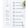 GHome Smart WiFi Extender with 3 AC Outlets and 3 USB, Energy Metering, 2.4GHz Only, 16A, 1.5m