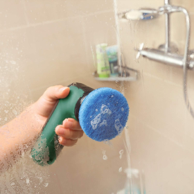 BOSCH VERDE – cepillo de limpieza eléctrico para Bosch Home (incluye batería integrada de 3,6 V, 1 cable micro-USB y 4 accesorios de limpieza)