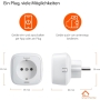 Enchufe inteligente Gigaset Plug One X para controlar dispositivos eléctricos. Función de temporizador – configuración del temporizador – control de aplicaciones