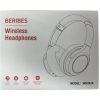BERIBES Bluetooth-Stirnband-Kopfhörer, 65 Stunden Spielzeit, integriertes Mikrofon, 6 EQ-Klangmodi, Kopfhörer mit High-Fidelity-Stereo-Sound für Reisen/Büro/Zuhause, Schwarz