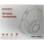 BERIBES Auriculares Bluetooth con Diadema, 65 Horas de Reproducción, Micrófono Incorporado, 6 Modos de Sonido EQ, Auriculares con Sonido Estéreo de Alta Fidelidad para Viajes/Oficina/Hogar, Negro